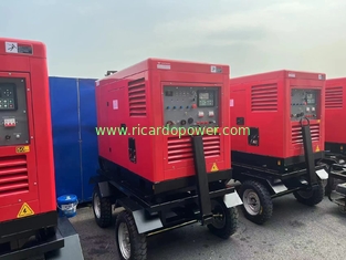 20KW Portable Diesel Welding Generator Set 400A 40V 0.8-15mm Thickness